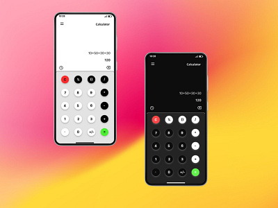 Calculator App UI app graphic design ui ux