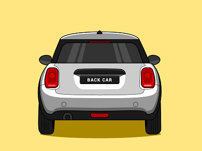 car back car back cartoon graphic design illustration logo vector
