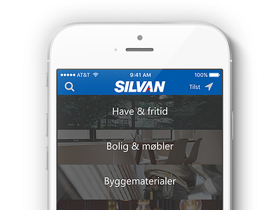Silvan App - Home screen (WIP) application home screen ios silvan store companion