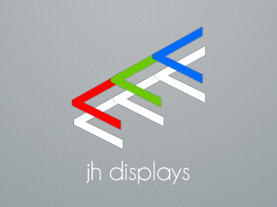 Jh Displays design display logo tv