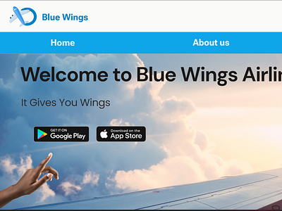 Blue Wings Airlines.