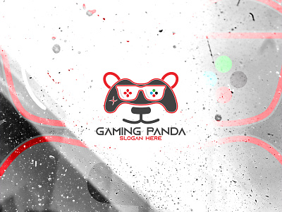 Gaming panda logo template clean logo company logo controller logo design gaming logo graphic design illustration illustrator logo logo design luxury logo modern logo panda gaming panda gaming logo panda logo panda with glasses