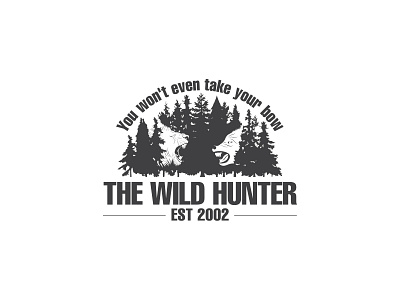 The wild hunter vintage logo