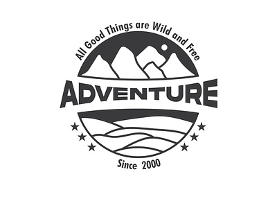 Adventure vintage logo design