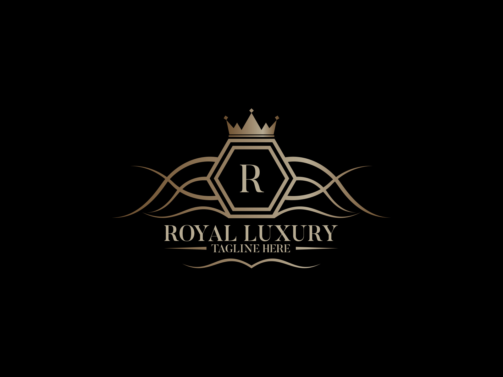 Royal Luxurious Logo By shahidstco | TheHungryJPEG