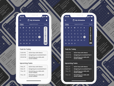A calendar app to manage schedules.