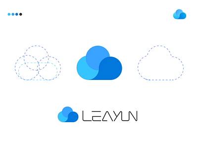 Leayun Logo cloud design logo