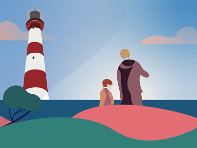 Lighthouse @design @illustrator adobe illustration