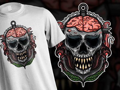 Zombie T shirt Illustration