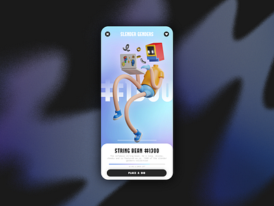 NFT Collector Concept Mobile | Daily UI 3d app branding clean design flat illustration illustrator ios logo minimal mobile react ui