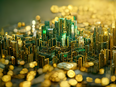 Abstract Crypyo City