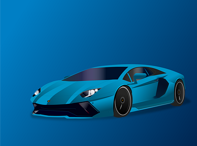 Lamborghini Aventador design graphic design illustration