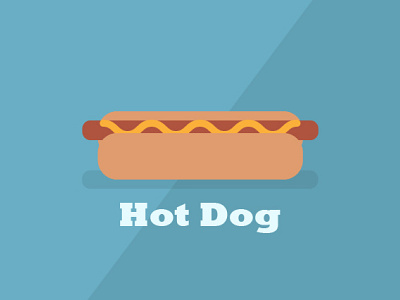 2D Hot Dog adobe design graphic design illustration