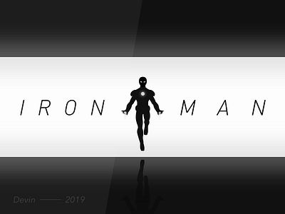 Iron Man design illustration typography vector 插图 设计