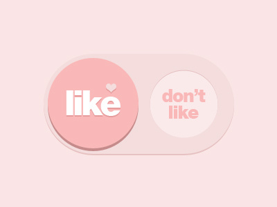 Like or not button checkbox design like rose ui