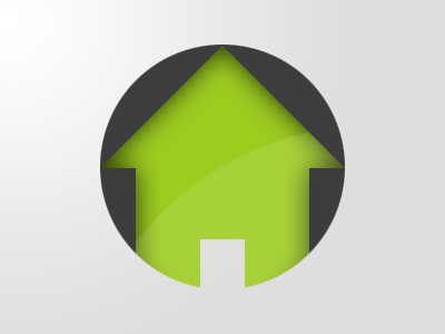 Lisimmo logo estate fresh green logo modern real