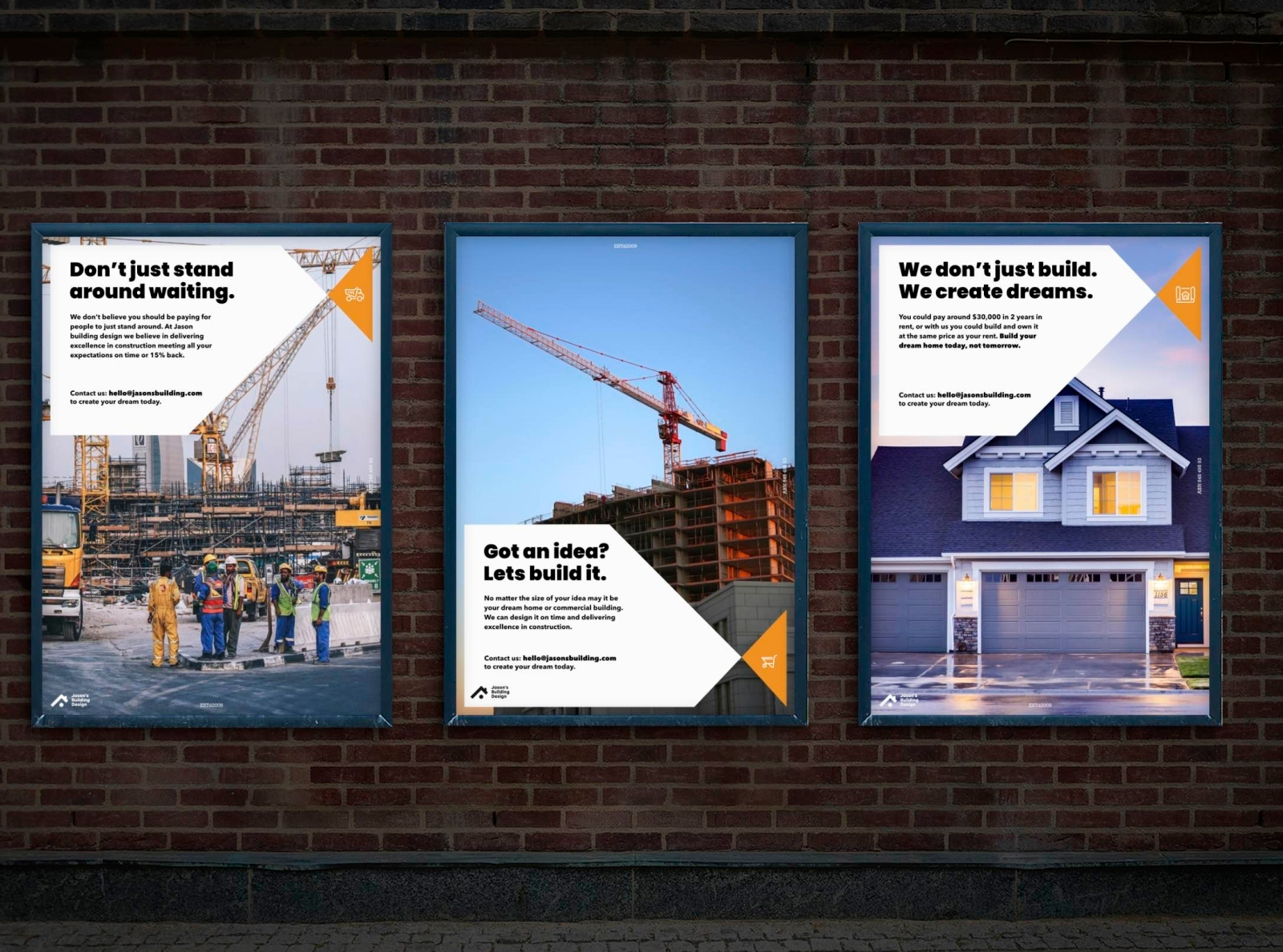 Jason's Building Design Posters by Andrew Salfinger on Dribbble
