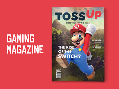 Toss UP - Gaming Magazine game in depth magazine nintendo video