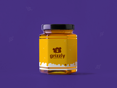 Grizzly Honey - Branding / Packaging affinity affinity designer affinity photo branding campaign honey illustration logo package package design packagedesign typography vector