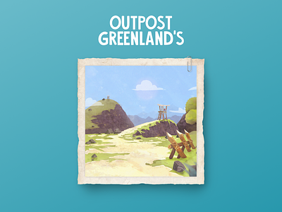 Outpost - Greenland's affinity designer greenland illustration ipad ipad pro ipadproart landscape outpost vector