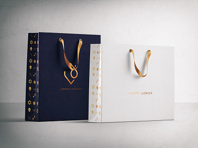 Lorenzo Jacobson / Packaging design branding digital design graphic design jewellery logo jewellery shop logo packaging packaging design photoshop shopping bag typography web