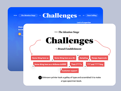 Presentation deck design styles