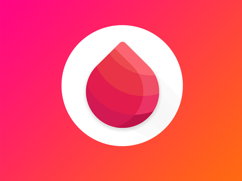 Blood donation app logo by Muhammed Ashique Kuthini on Dribbble