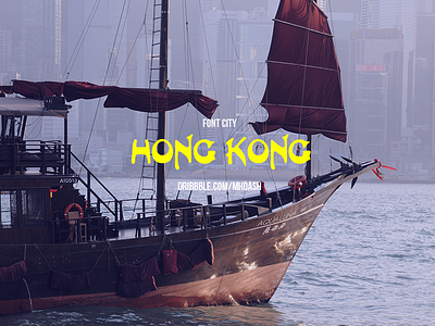 Hong Kong font city series 03 awesome city font hk london print