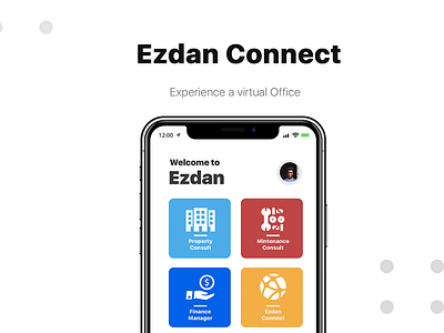 Ezdan iOS App design app ios mobile qatar ui ux