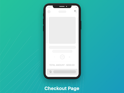 Checkout page wireframe ui