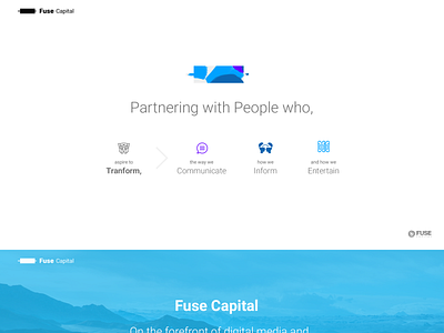 Corporate landing page design, Minimalism