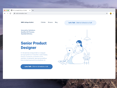 Personal Portfolio website design