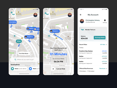 Taxi Sharing app Concept Design app creative design design travel typography uber uber design ui ux