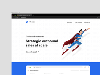 Outbound sales leads service website landing page creative design dashboad landing page product design sales page typography website