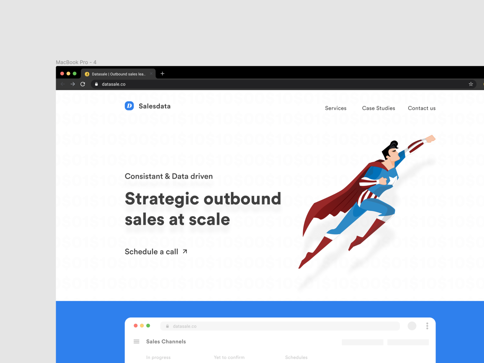 Outbound sales leads service website landing page by Muhammed Ashique ...