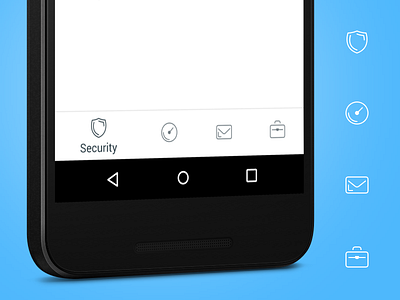 Bottom navigation android bottom bar bottom navigation icons material mobile navigation outlined security shield tab bar tabbar