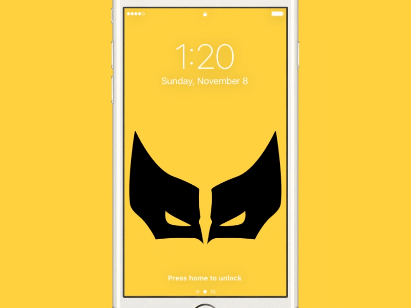 Wolverine Wallpaper for iPhone by Larissa Herbst on Dribbble