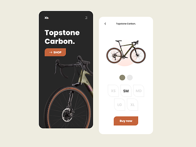 daily UI app bike bikes daily ui design interface mobile app mobile ui shop uiux web design