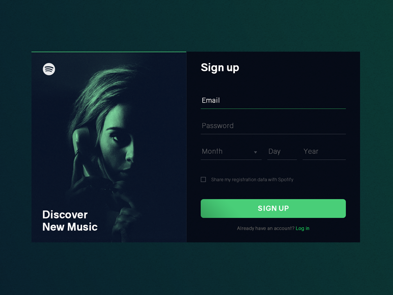 spotify sign in