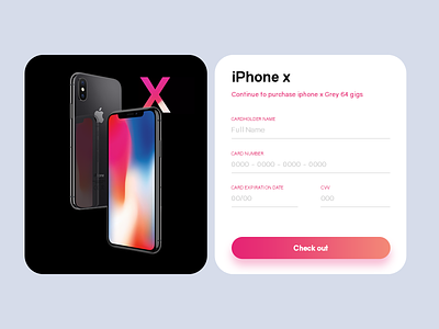 Daily Ui Challenge #01 iPhone X check out apple challenge daily iphone iphone x modern uiux