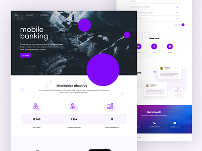 Landing Page - Mobile Banking