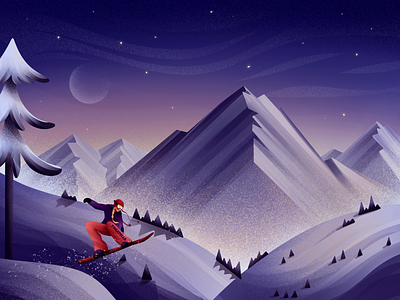 Mountain Lovers drawing illustration illustrator landingpage marketing mountains sports webdesign