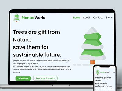 Landing Page go green