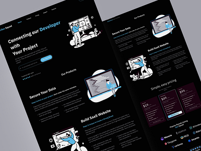Dev Squad Website Landing Page