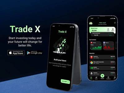 Trade X - Trading stock mobile app