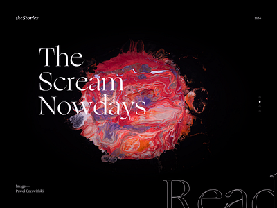 Fractal Scream - theSeries art design displacement exploration minimal painting planet planet earth typography ui web