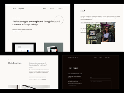 New Portfolio Design ✨ brand design branding design digital design graphic design graphic designer personal branding portfolio portfolio design web design webflow