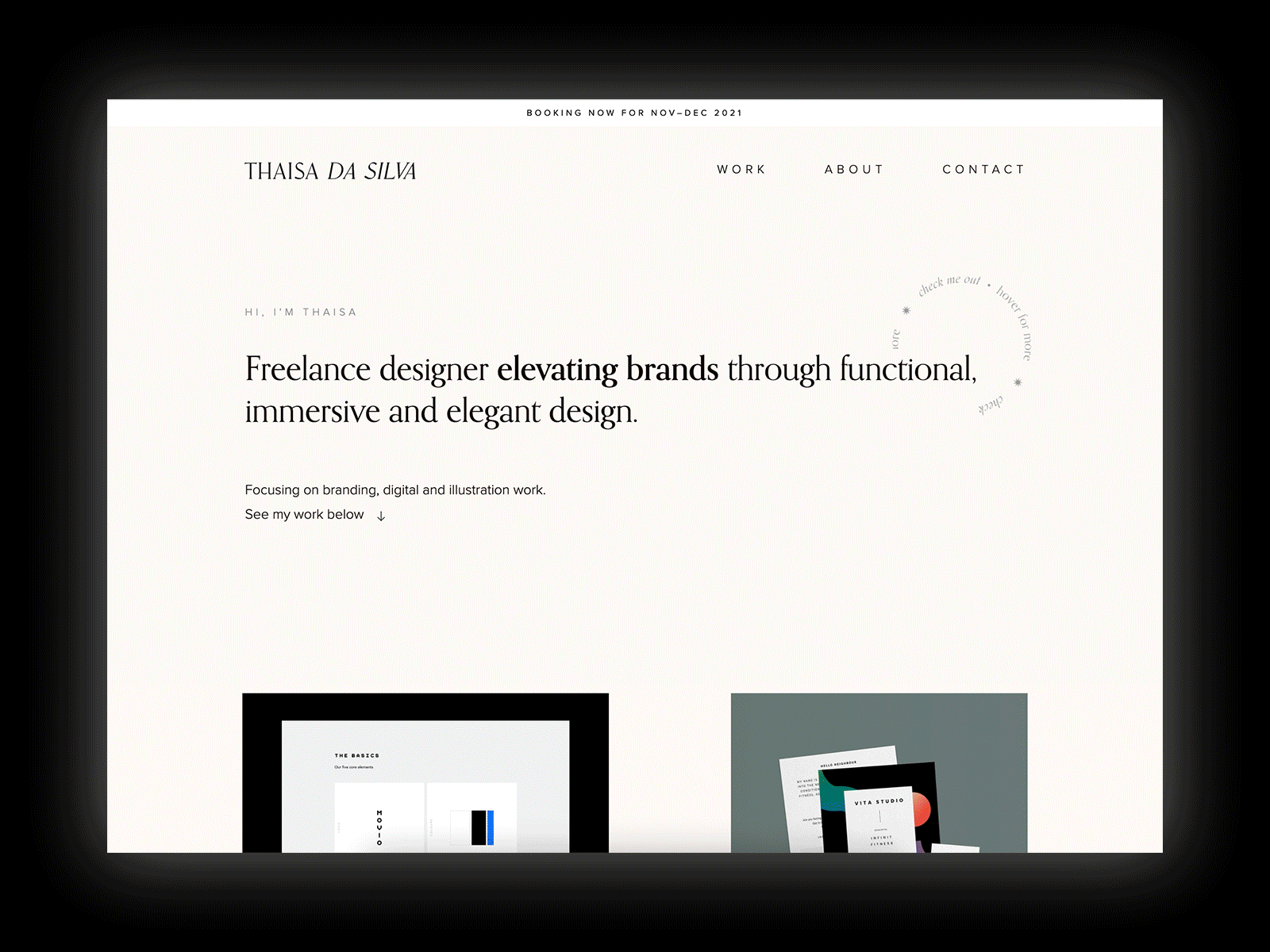 Personal Portfolio Design