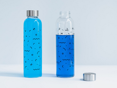 Download Water Bottle Mockup Designs Themes Templates And Downloadable Graphic Elements On Dribbble