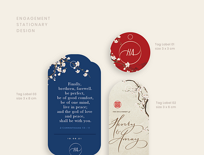Engagement Stationary Design graphic design